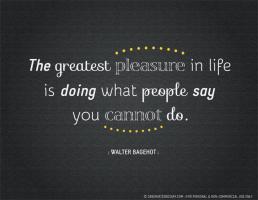 Walter Bagehot's quote