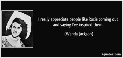 Wanda Jackson's quote