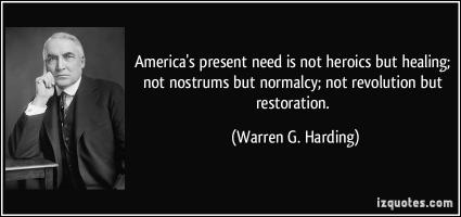 Warren G. Harding's quote #2