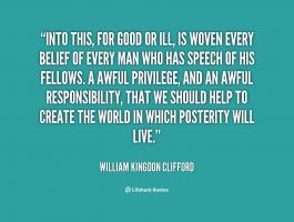 William Kingdon Clifford's quote