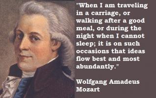 Wolfgang Amadeus Mozart's quote