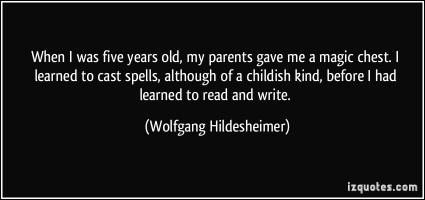 Wolfgang Hildesheimer's quote #1