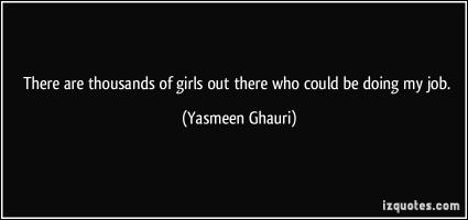 Yasmeen Ghauri's quote