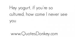 Yogurt quote #2